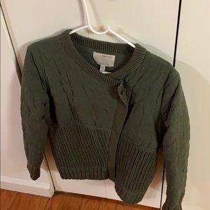 Like new banana republic knit asymmetric jacket